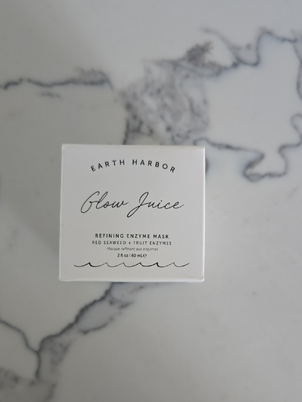 Earth Harbor Glow Juice Refining Enzyme Mask – White